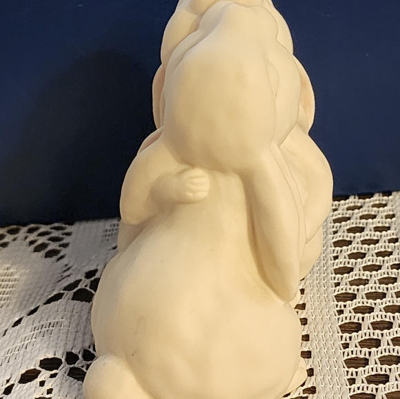 Love is wonderful HOMCO 1990 rabbits ceramic - Picture 7 of 10